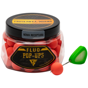 FS Baits Fluo Pop Ups Truskawka Morwa 15 mm 200 ml
