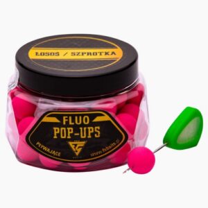 FS Baits Fluo Pop Ups Łosoś & Szprotka 200 ml 15 mm